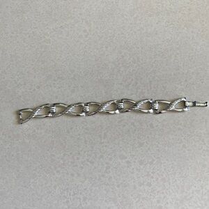 Silver tone bracelet